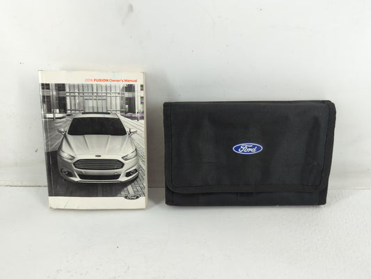 2016 Ford Fusion Owners Manual Book Guide P/N:GE5J 19A321 AA OEM Used Auto Parts - Oemusedautoparts1.com