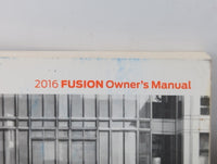 2016 Ford Fusion Owners Manual Book Guide P/N:GE5J 19A321 AA OEM Used Auto Parts - Oemusedautoparts1.com