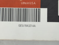 2016 Ford Fusion Owners Manual Book Guide P/N:GE5J 19A321 AA OEM Used Auto Parts - Oemusedautoparts1.com