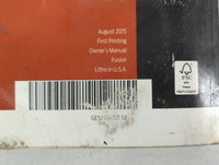 2016 Ford Fusion Owners Manual Book Guide OEM Used Auto Parts - Oemusedautoparts1.com