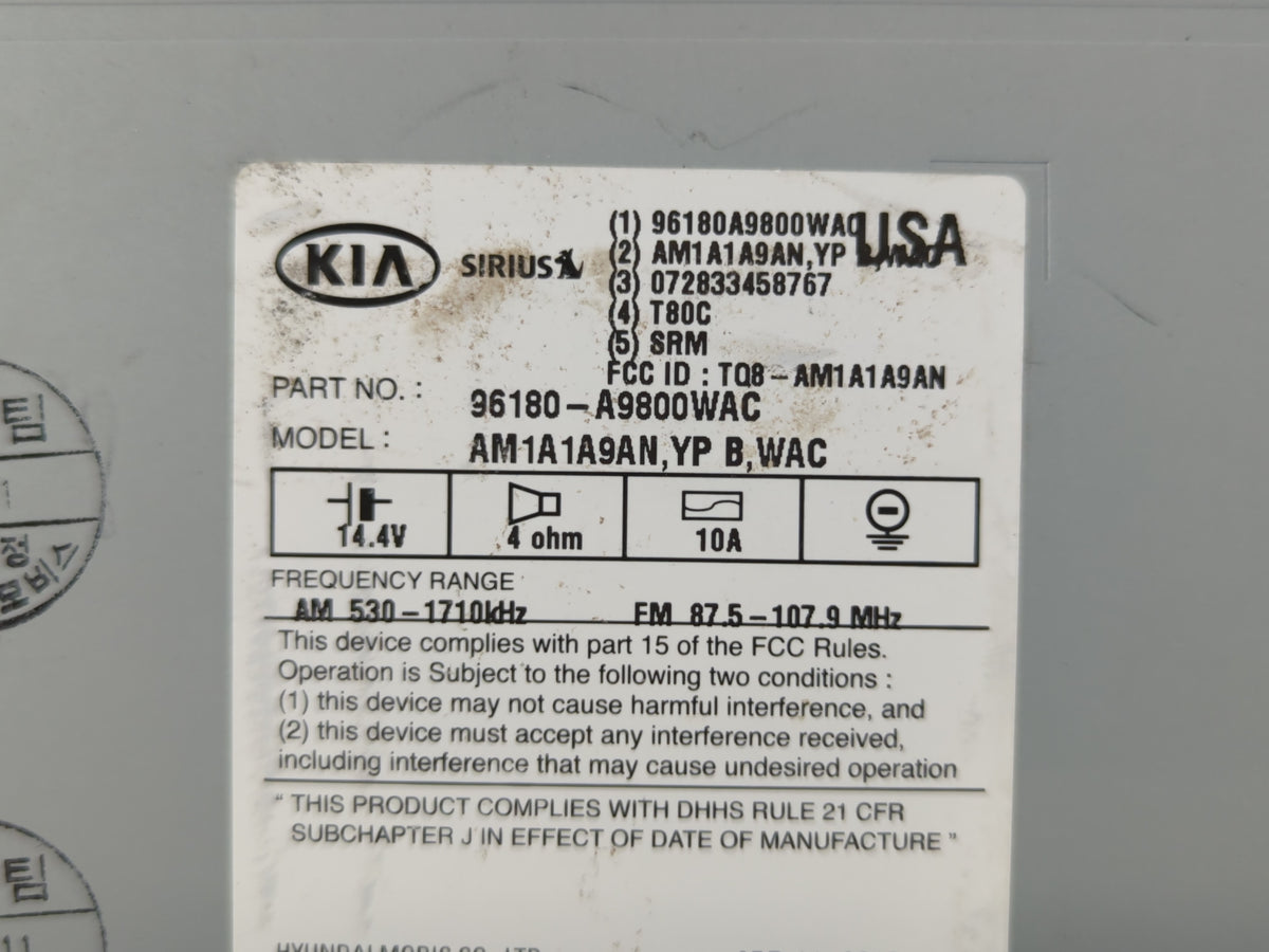 2016 Ford Fusion Am Fm Cd Player Radio Receiver 729742 - Oemusedautoparts1.com