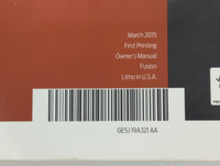 2016 Ford Fusion Owners Manual Book Guide P/N:GE5J 19A321 AA OEM Used Auto Parts - Oemusedautoparts1.com