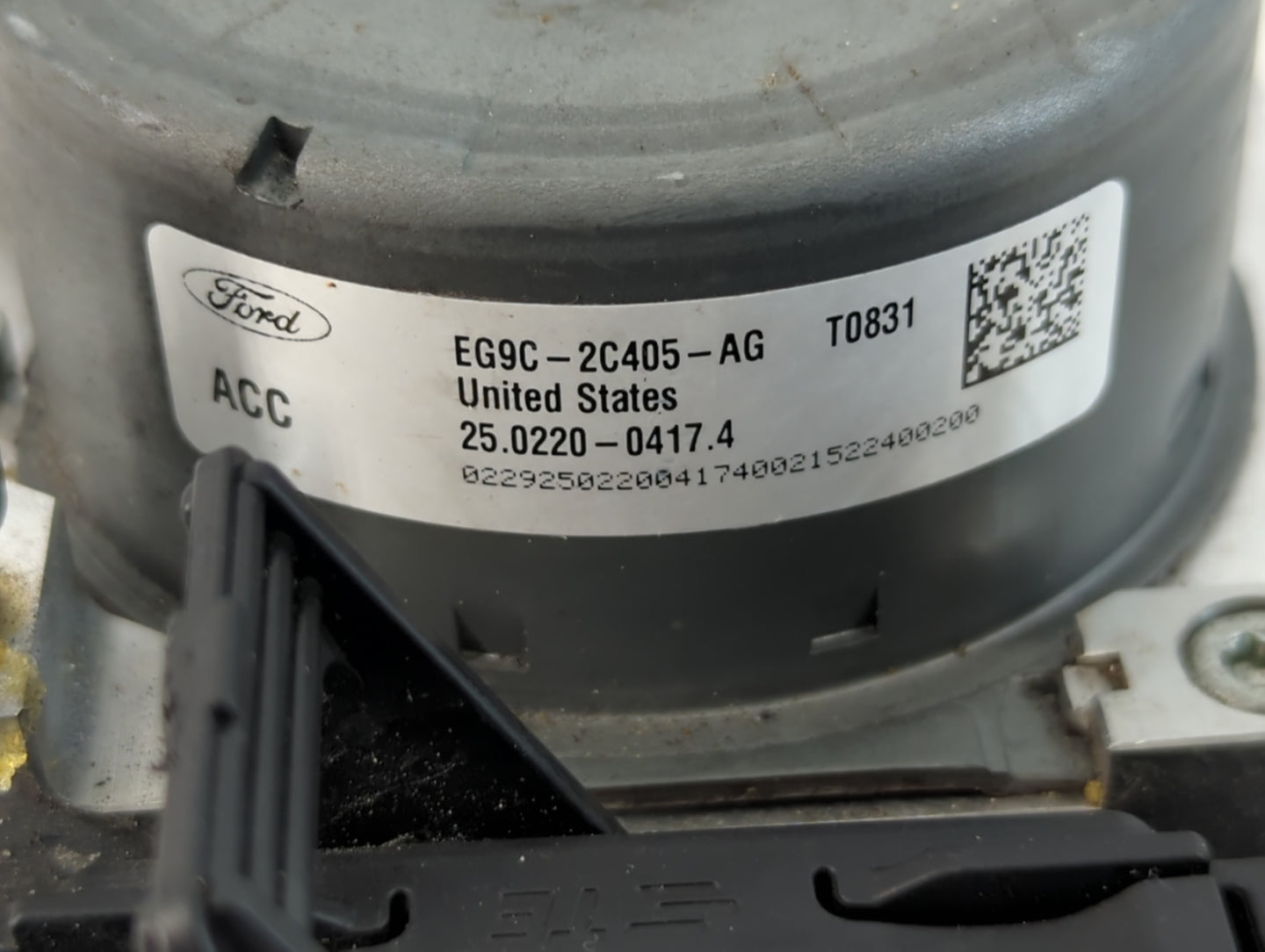 2014-2016 Ford Fusion ABS Pump Control Module Replacement P/N:EG9C-2C405-AG Fits Fits 2014 2015 2016 OEM Used Auto Parts - O