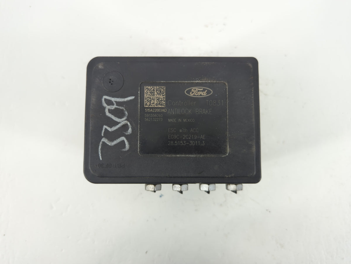 2014-2016 Ford Fusion Anti-Lock Brake ABS Pump Module Actuator OEM P/N:EG9C-2C405-DF Fits Fits 2014 2015 2016 OEM Used Auto 