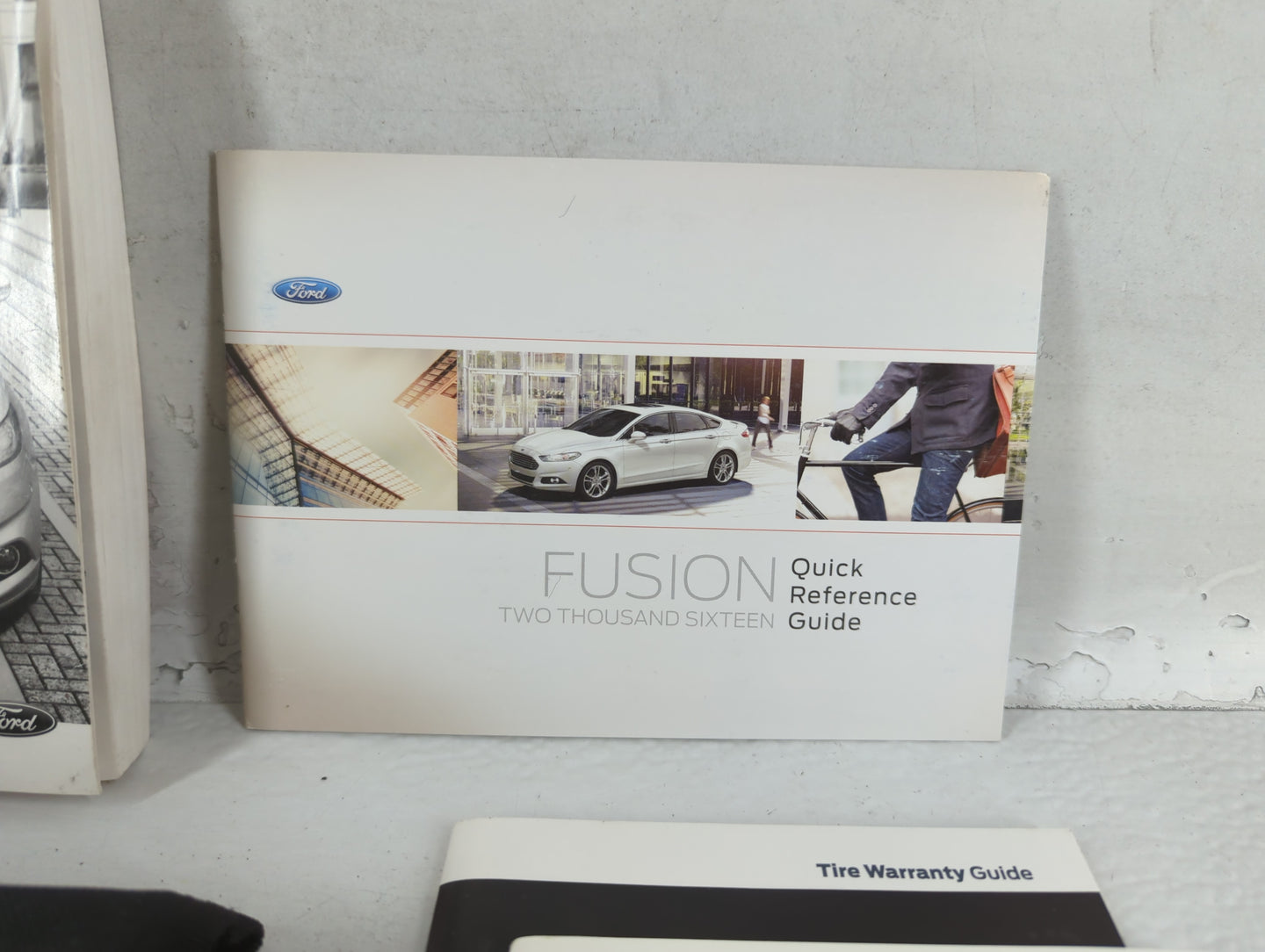 2016 Ford Fusion Owners Manual Book Guide OEM Used Auto Parts - Oemusedautoparts1.com
