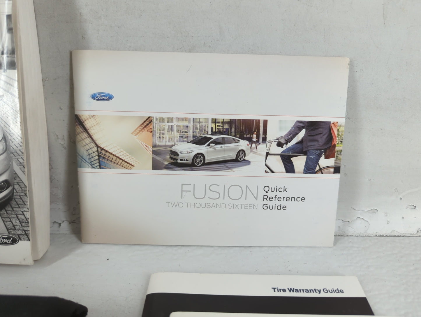 2016 Ford Fusion Owners Manual Book Guide OEM Used Auto Parts - Oemusedautoparts1.com