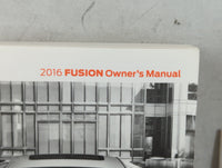 2016 Ford Fusion Owners Manual Book Guide OEM Used Auto Parts - Oemusedautoparts1.com