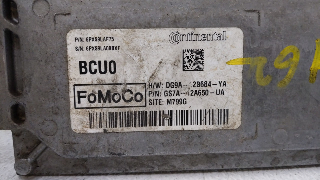 2014-2016 Ford Fusion PCM Engine Control Computer ECU ECM PCU OEM P/N:GS7A-12A650-UA ES7A-12A650-JF Fits Fits 2014 2015 2016