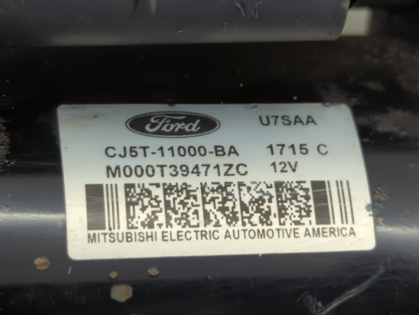 2013-2016 Ford Fusion Car Starter Motor Solenoid OEM P/N:CJ5T-11000-BA Fits Fits 2013 2014 2015 2016 OEM Used Auto Parts - O
