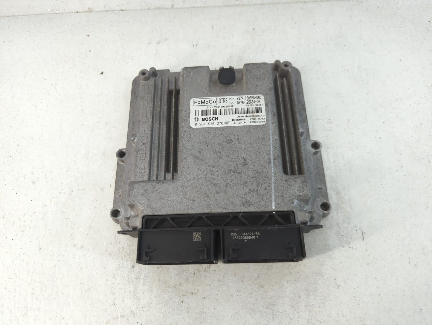 2014-2016 Ford Fusion PCM Engine Control Computer ECU ECM PCU OEM P/N:ES7A-12A650-DAD Fits Fits 2014 2015 2016 OEM Used Auto