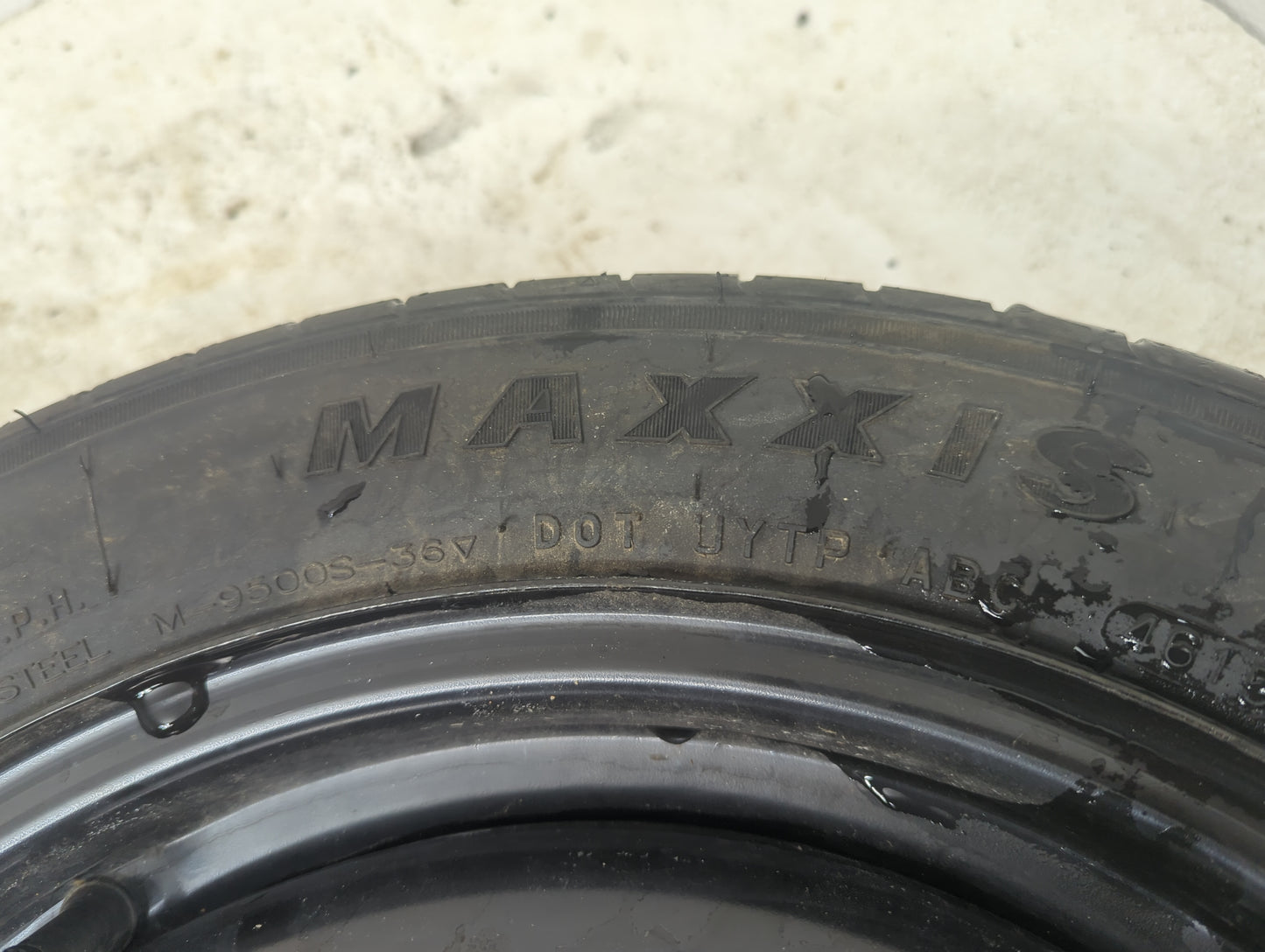 2013-2020 Ford Fusion Spare Donut Tire Wheel Rim Oem 892400 - Oemusedautoparts1.com