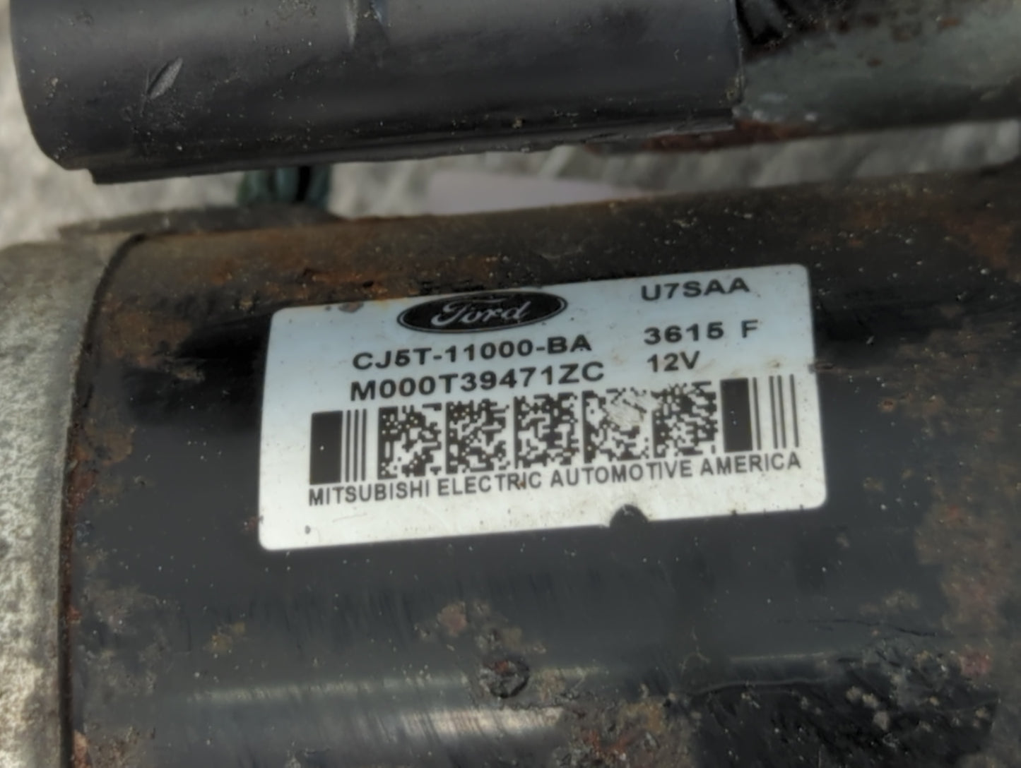 2013-2016 Ford Fusion Car Starter Motor Solenoid OEM P/N:CJ5T-11000-BA Fits Fits 2013 2014 2015 2016 OEM Used Auto Parts - O
