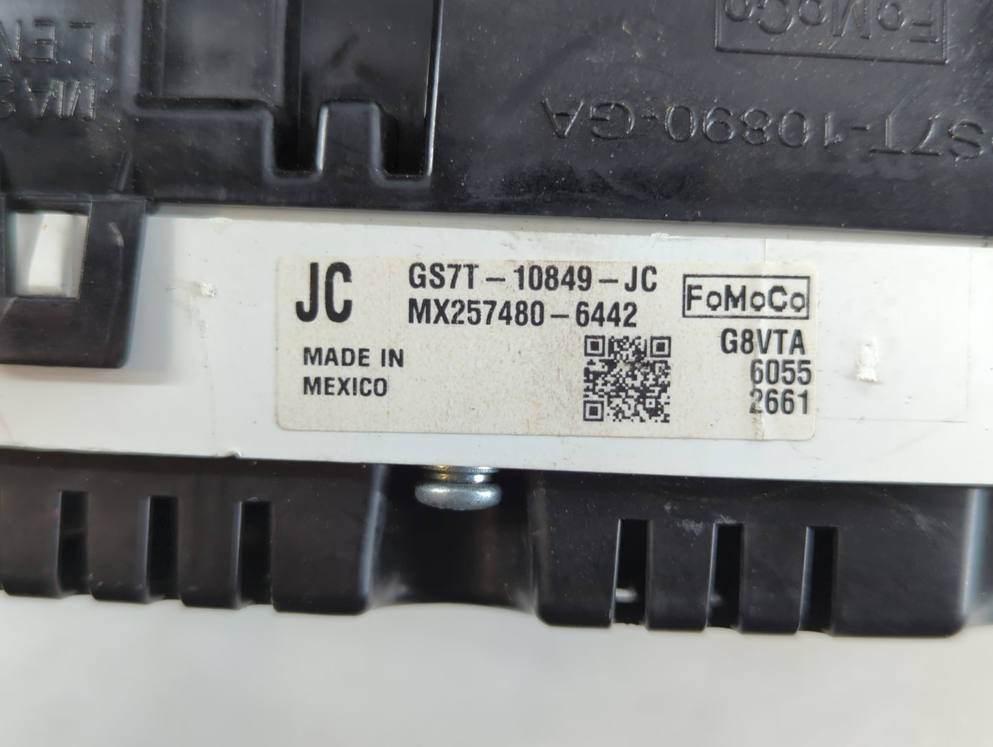 2016 Ford Fusion Instrument Cluster Speedometer Gauges P/N:GS7T-10849-JC Fits OEM Used Auto Parts - Oemusedautoparts1.com
