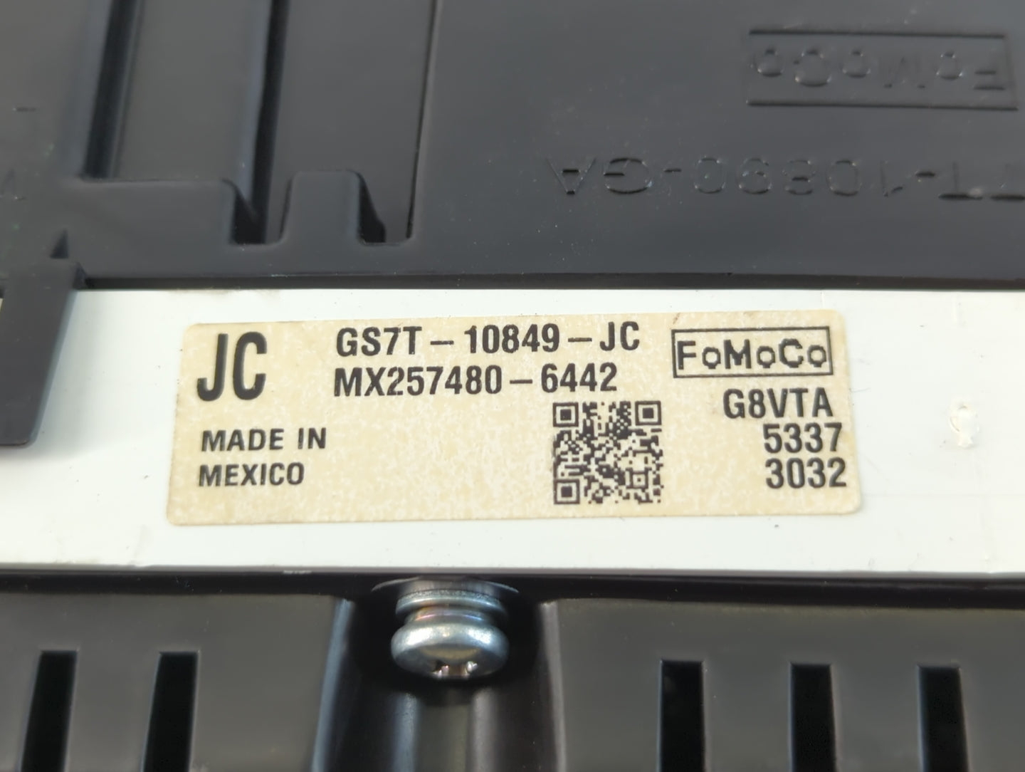 2016 Ford Fusion Instrument Cluster Speedometer Gauges P/N:GS7T-10849-JC Fits OEM Used Auto Parts - Oemusedautoparts1.com