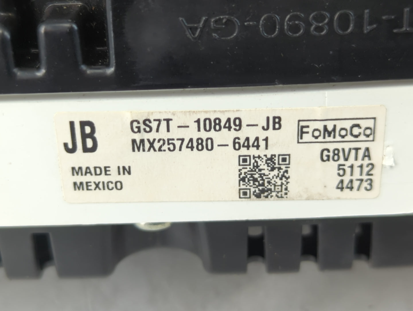 2016 Ford Fusion Instrument Cluster Speedometer Gauges P/N:MX257480-6441 GS7T-10849-JB Fits OEM Used Auto Parts - Oemusedaut