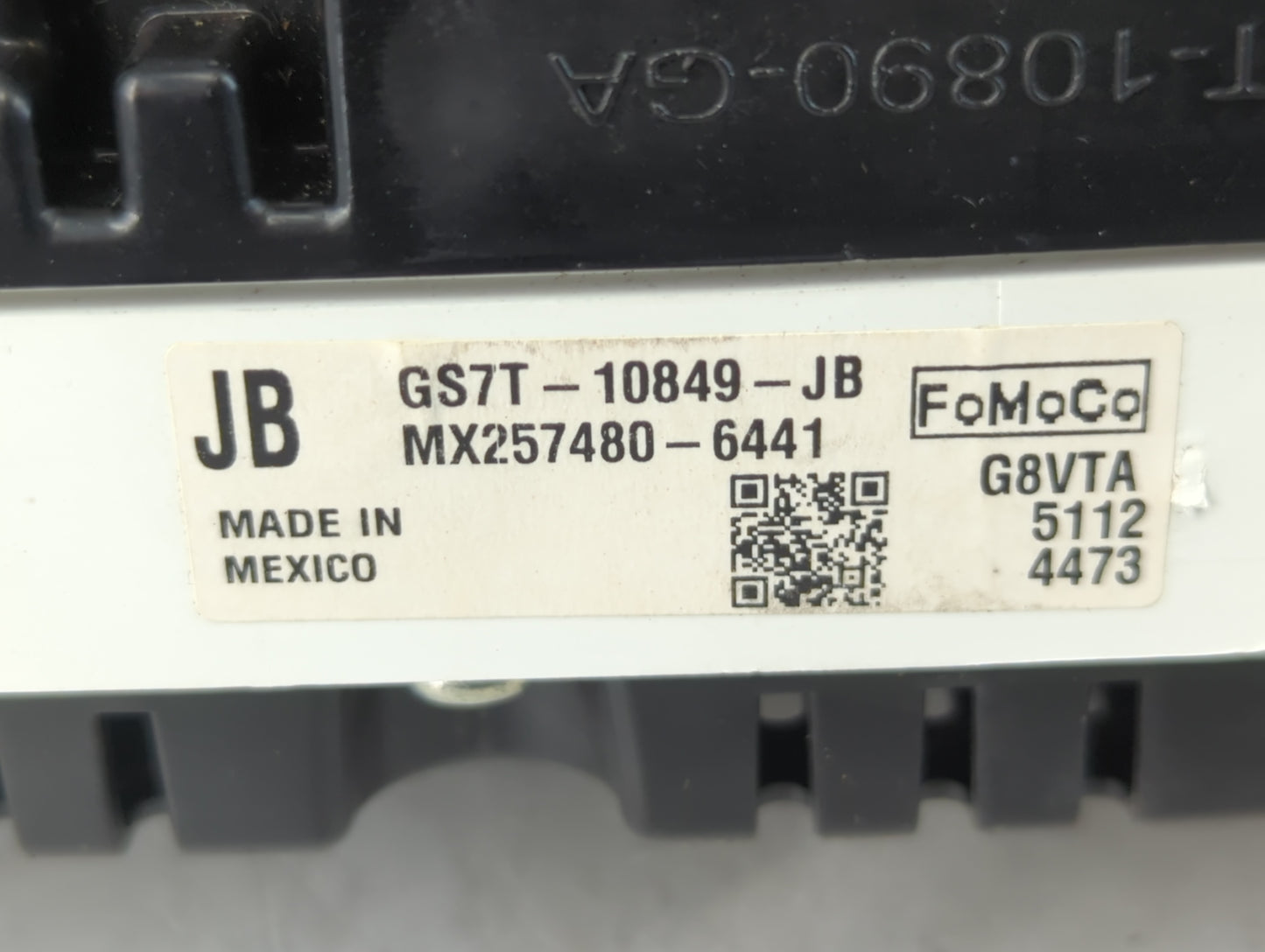 2016 Ford Fusion Instrument Cluster Speedometer Gauges P/N:MX257480-6441 GS7T-10849-JB Fits OEM Used Auto Parts - Oemusedaut