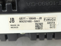 2016 Ford Fusion Instrument Cluster Speedometer Gauges P/N:MX257480-6441 GS7T-10849-JB Fits OEM Used Auto Parts - Oemusedaut