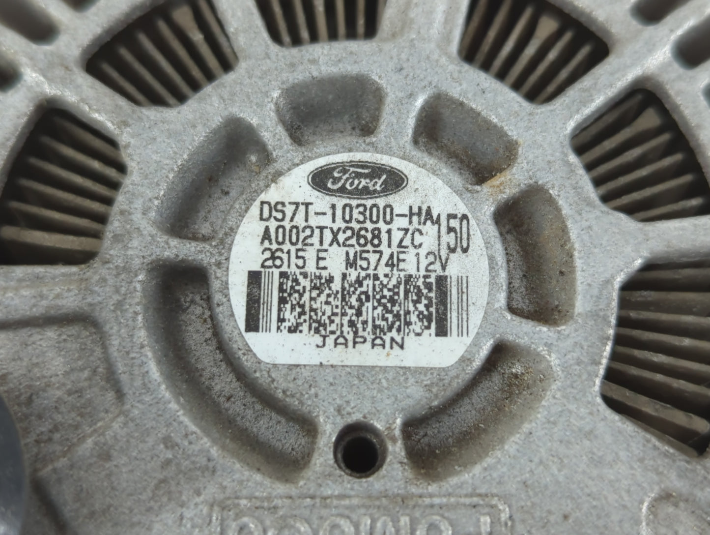 2013-2020 Ford Fusion Alternator Replacement Generator Charging Assembly Engine OEM P/N:DS7T-10300-HA Fits OEM Used Auto Par