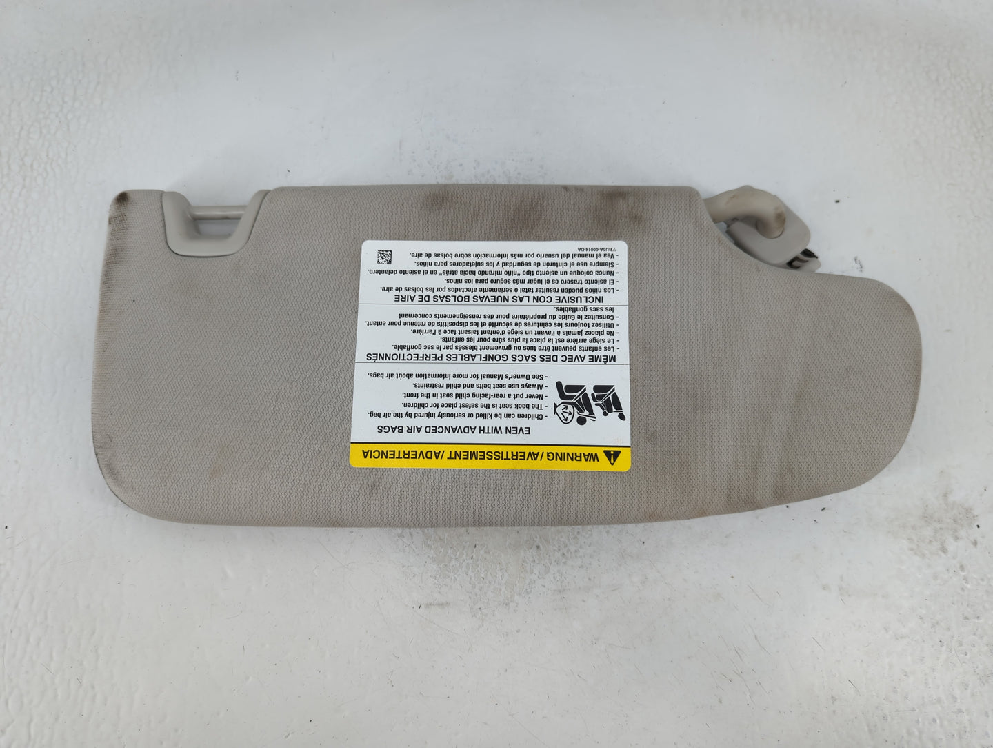 2015-2016 Ford Fusion Sun Visor Shade Replacement Driver Left Mirror Fits Fits 2015 2016 OEM Used Auto Parts - Oemusedautopa