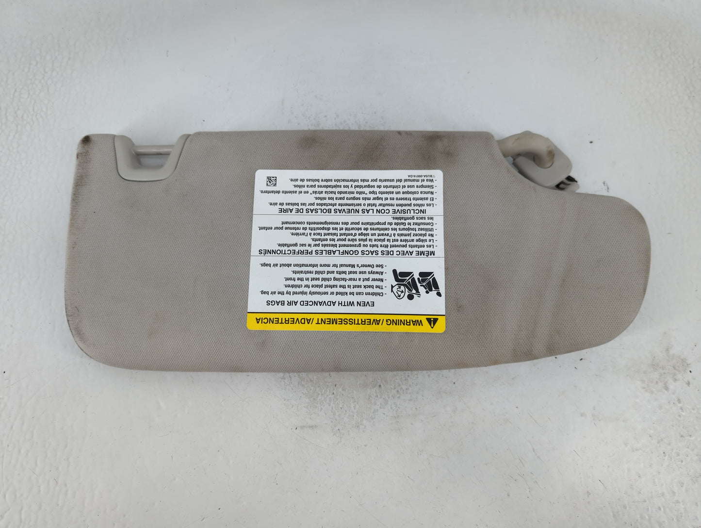 2015-2016 Ford Fusion Sun Visor Shade Replacement Driver Left Mirror Fits Fits 2015 2016 OEM Used Auto Parts - Oemusedautopa