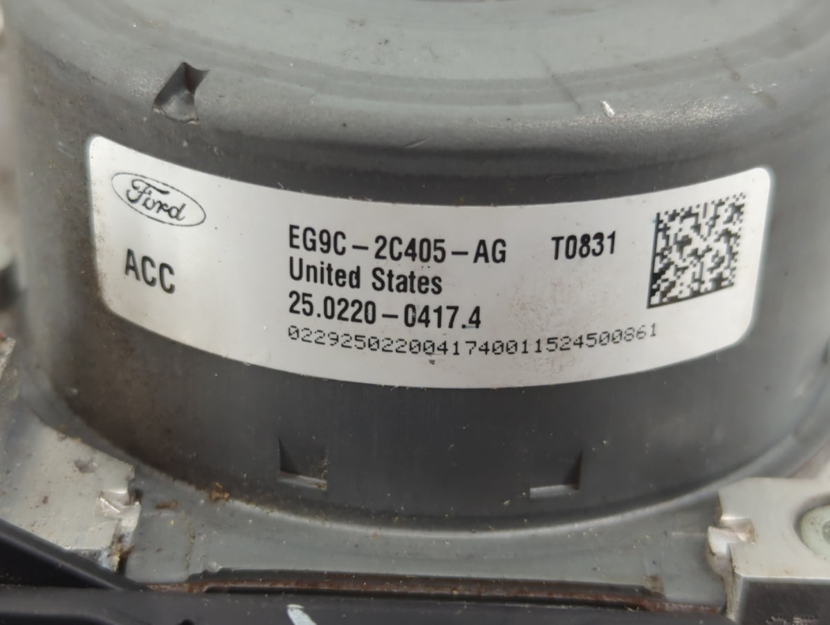 2014-2016 Ford Fusion Anti-Lock Brake ABS Pump Module Actuator OEM P/N:EG9C-2C405-AG Fits Fits 2014 2015 2016 OEM Used Auto 