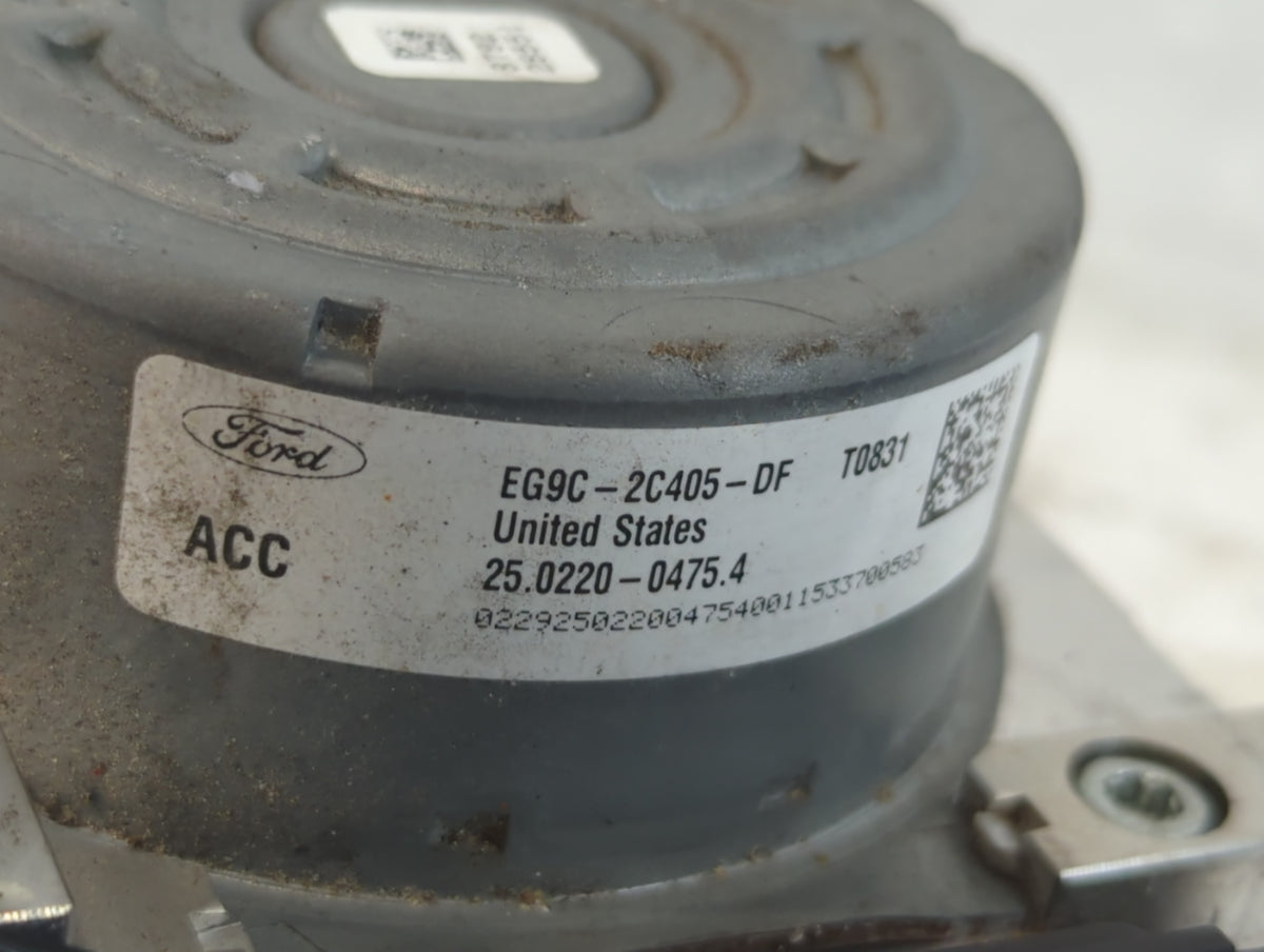 2014-2016 Ford Fusion Anti-Lock Brake ABS Pump Module Actuator OEM P/N:EG9C-2C405-DF Fits Fits 2014 2015 2016 OEM Used Auto 