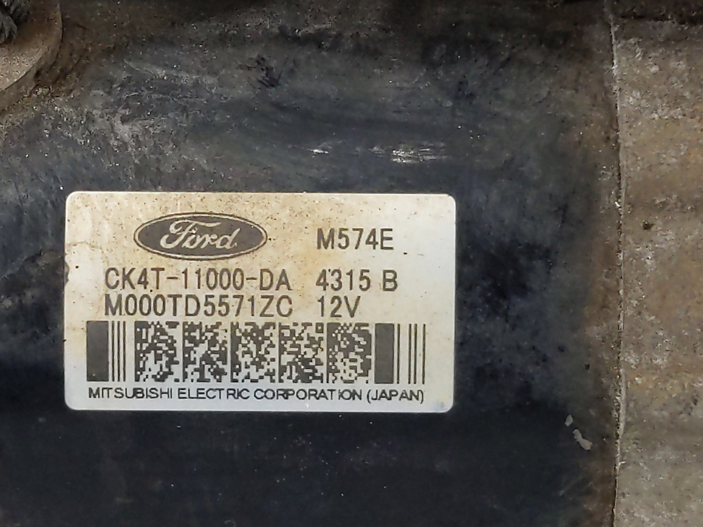 2015-2017 Ford Mustang Car Starter Motor Solenoid OEM P/N:CK4T-11000-DA Fits Fits 2015 2016 2017 2018 2019 2020 OEM Used Aut