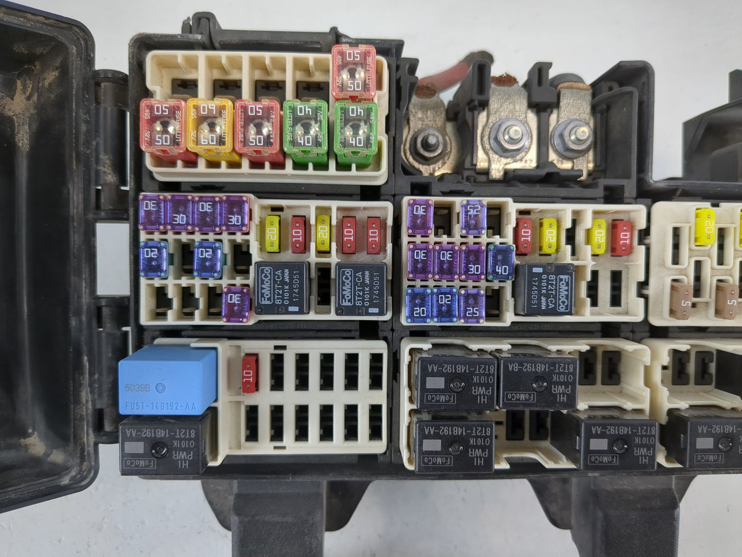 2016-2017 Ford Mustang Fusebox Fuse Box Panel Relay Module P/N:FR3T-14536-AB Fits Fits 2016 2017 OEM Used Auto Parts - Oemus