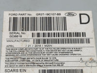 2016-2017 Ford Mustang Radio AM FM Cd Player Receiver Replacement P/N:GR3T-19C107-BB Fits Fits 2016 2017 OEM Used Auto Parts