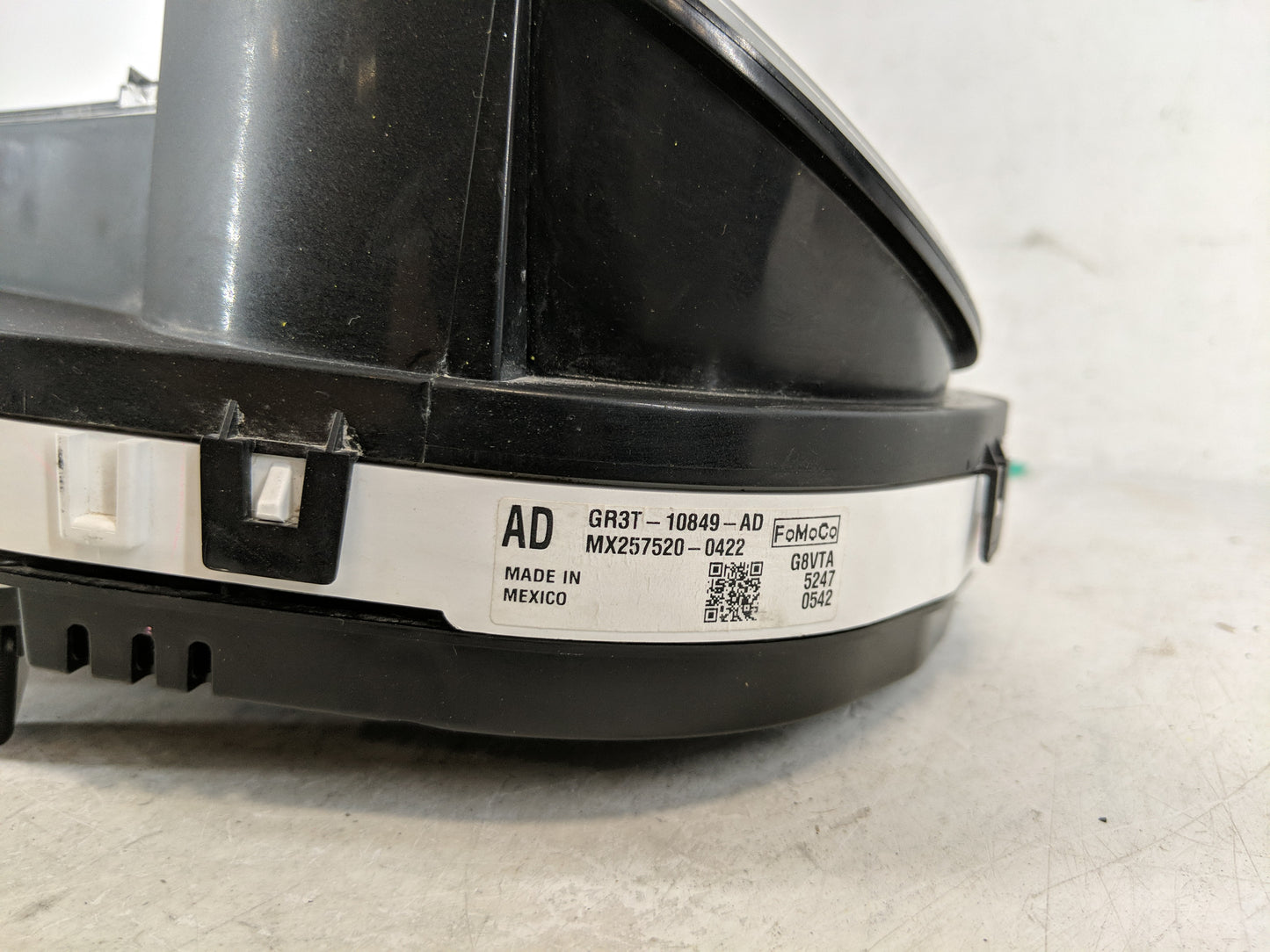 2016 Ford Mustang Instrument Cluster Speedometer Gauges P/N:GR3T-10849-AD Fits OEM Used Auto Parts - Oemusedautoparts1.com