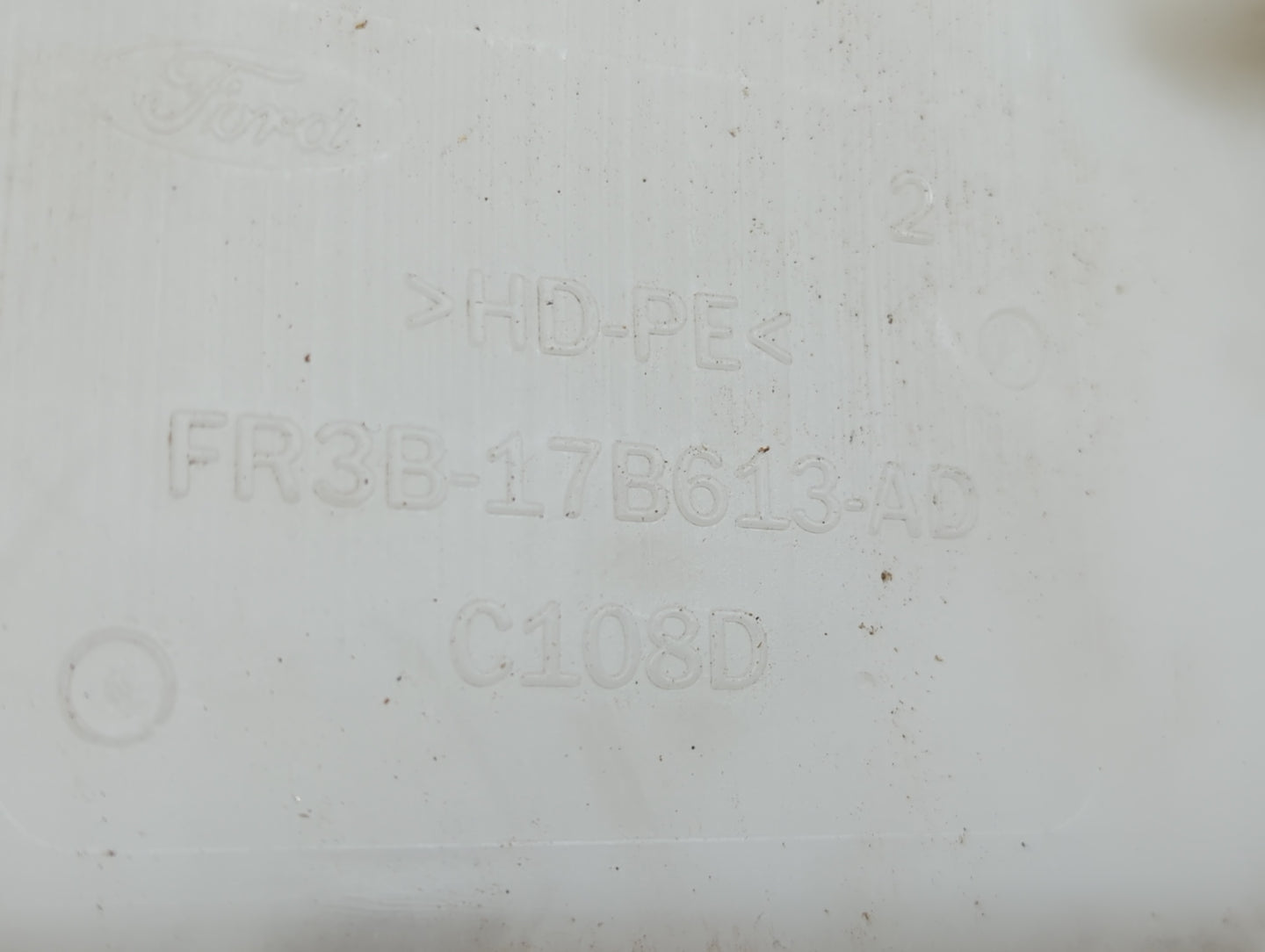 2015-2016 Ford Mustang Windshield Washer Fluid Reservoir Bottle Oem - Oemusedautoparts1.com