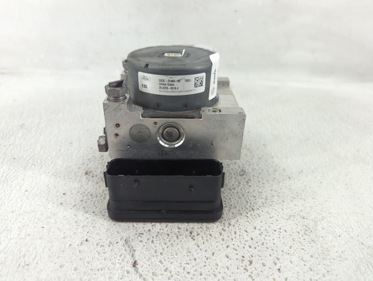 2015-2020 Ford Mustang Anti-Lock Brake ABS Pump Module Actuator OEM P/N:GR3C-2C405-BC Fits Fits 2015 2016 2017 2018 2019 202