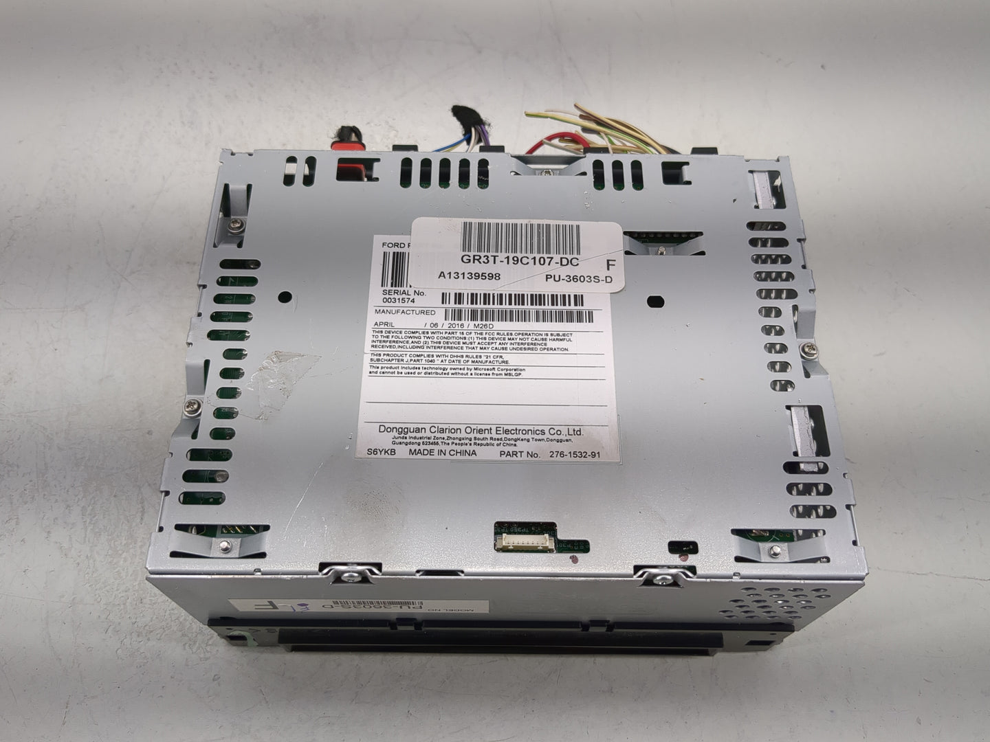 2016 Ford Mustang Radio AM FM Cd Player Receiver Replacement P/N:GR3T-19C107-DC Fits OEM Used Auto Parts - Oemusedautoparts1