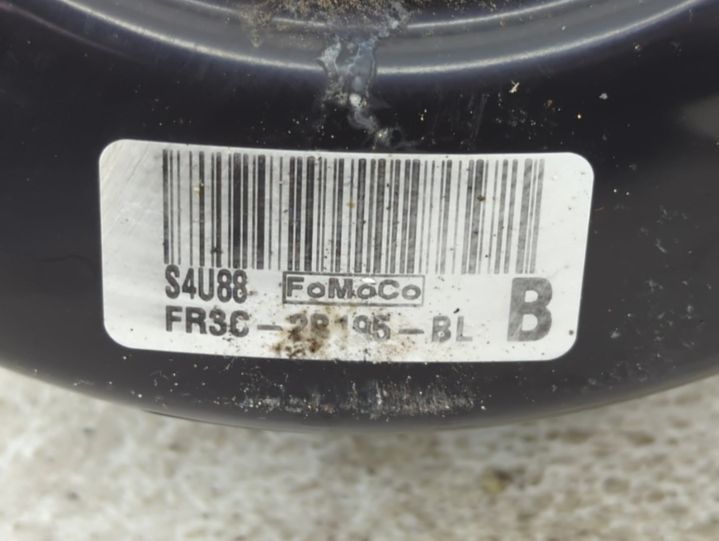 2015-2017 Ford Mustang Power Brake Booster Oem - Oemusedautoparts1.com