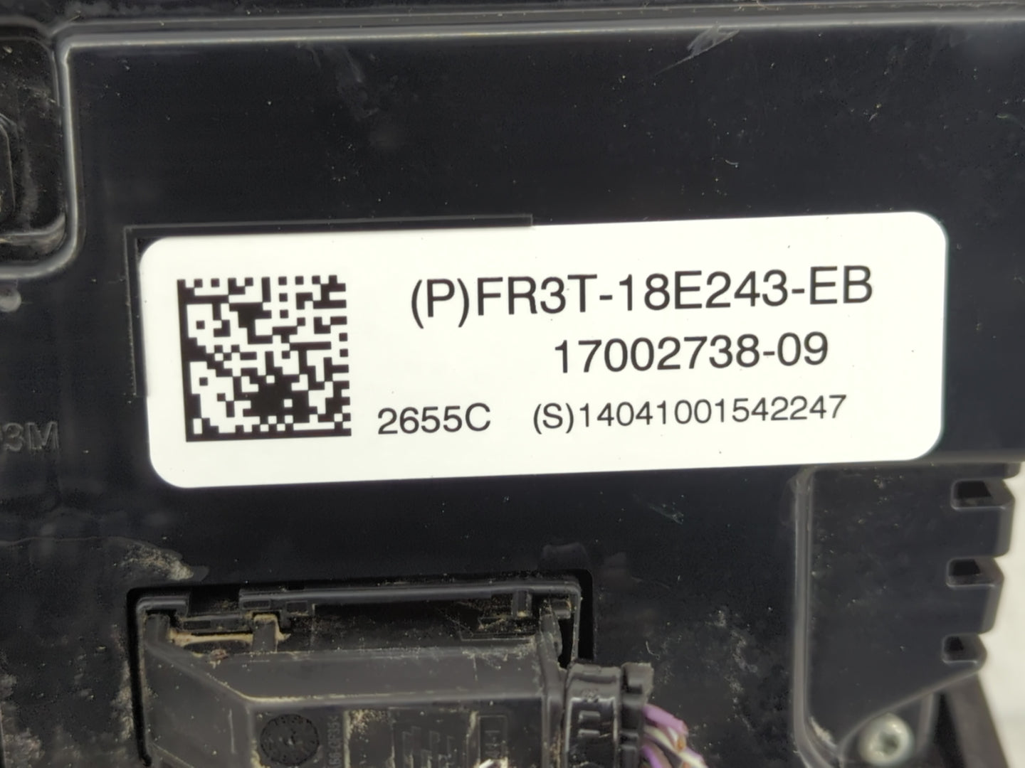 2016 Ford Mustang Climate Control Module Temperature AC/Heater Replacement P/N:FR3T-18E243-EB Fits OEM Used Auto Parts - Oem