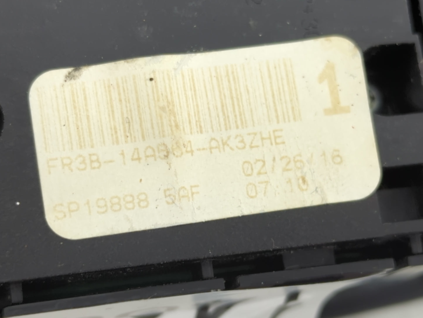 2015-2022 Ford Mustang Master Power Window Switch Replacement Driver Side Left P/N:FR3B-14A564-AK3ZHE Fits OEM Used Auto Par