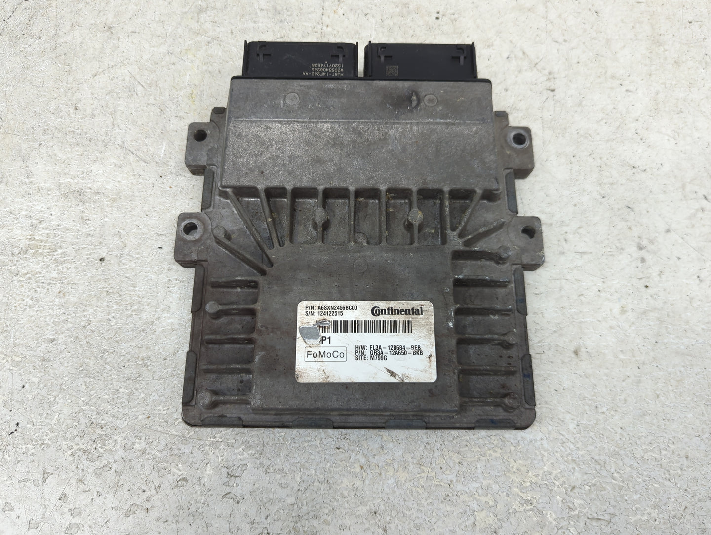 2015-2016 Ford Mustang PCM Engine Control Computer ECU ECM PCU OEM P/N:FL3A-12B684-BEB GR3A-12A650-BKB Fits OEM Used Auto Pa