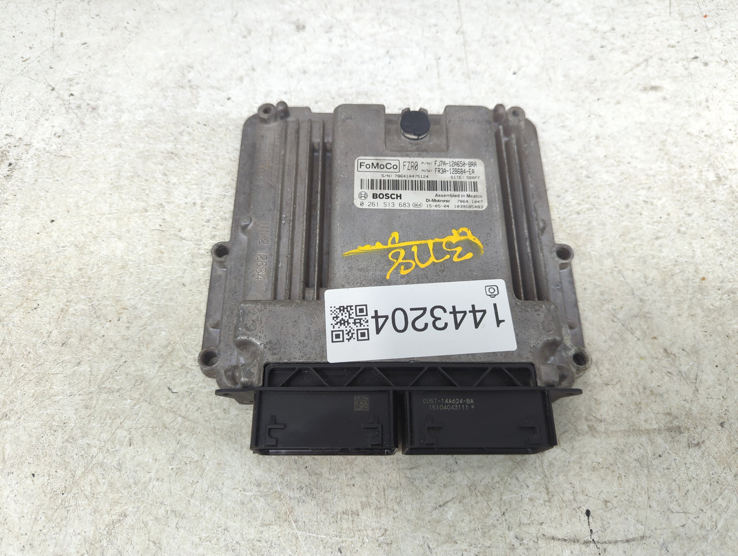 2015-2017 Ford Mustang PCM Engine Control Computer ECU ECM PCU OEM P/N:FJ7A-12A650-BRA FR3A-12B684-EA Fits OEM Used Auto Par
