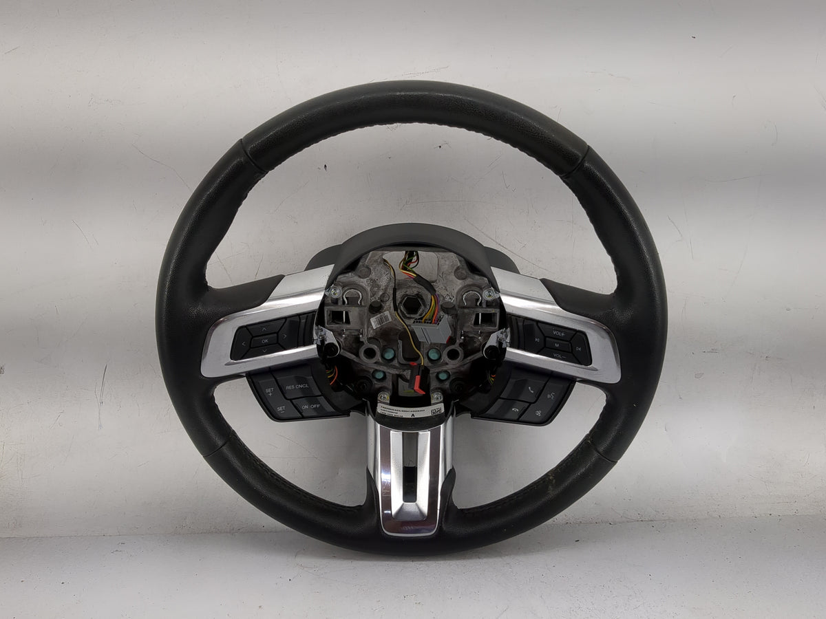2016 Ford Mustang Steering Wheel Oem Black - Oemusedautoparts1.com
