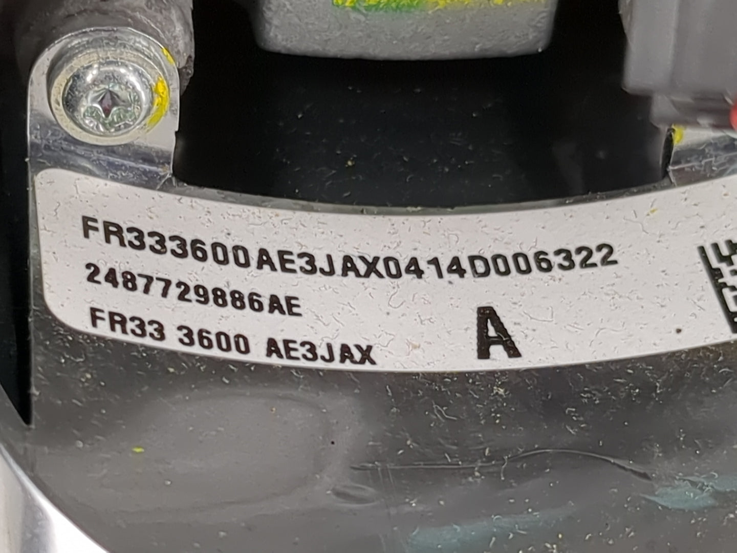 2016 Ford Mustang Steering Wheel Oem Black - Oemusedautoparts1.com