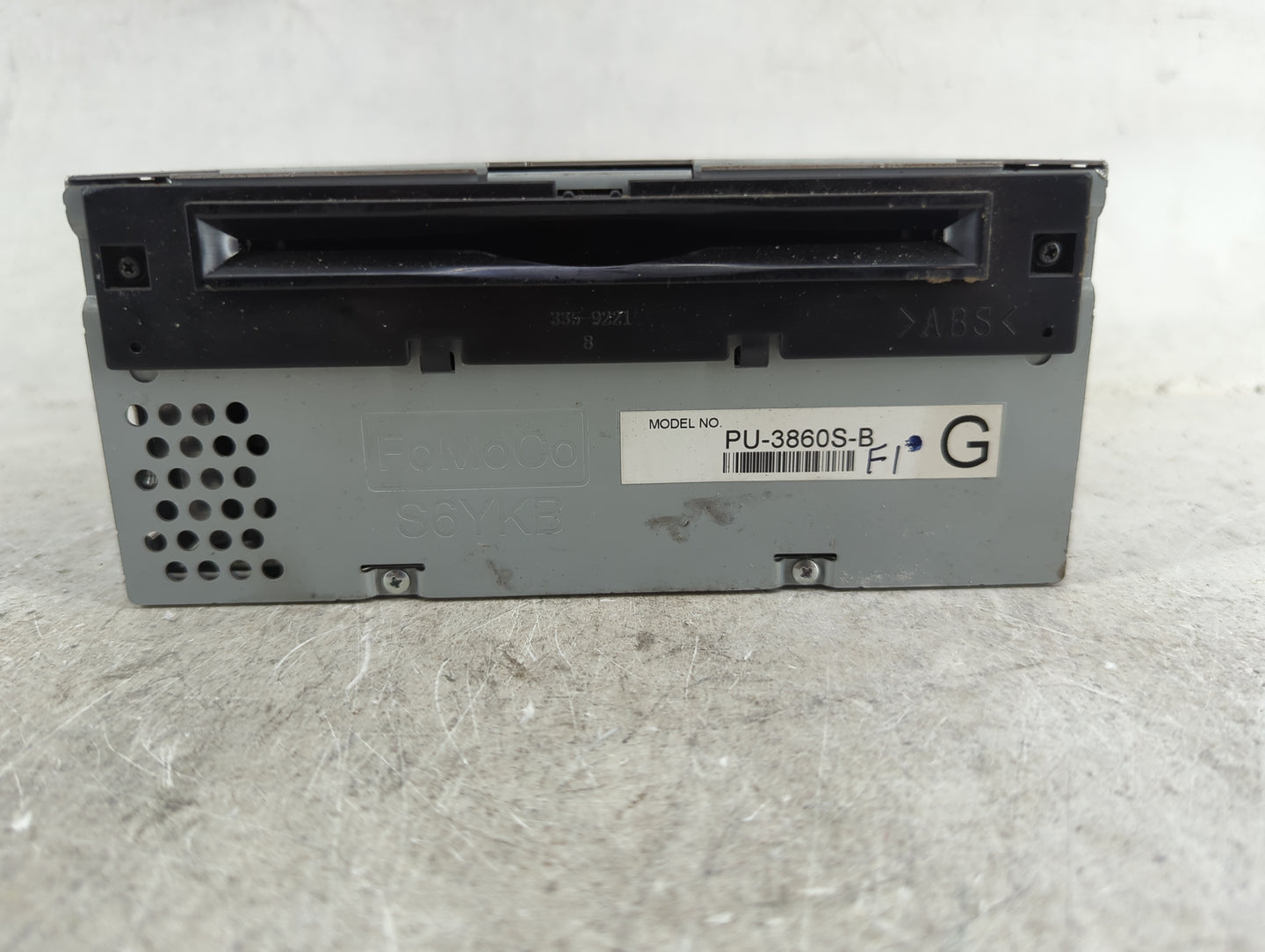 2016 Ford Mustang Radio AM FM Cd Player Receiver Replacement P/N:PU-3860S-B GR3T-19C107-MC, 276-1826-05, A13139598 Fits OEM 