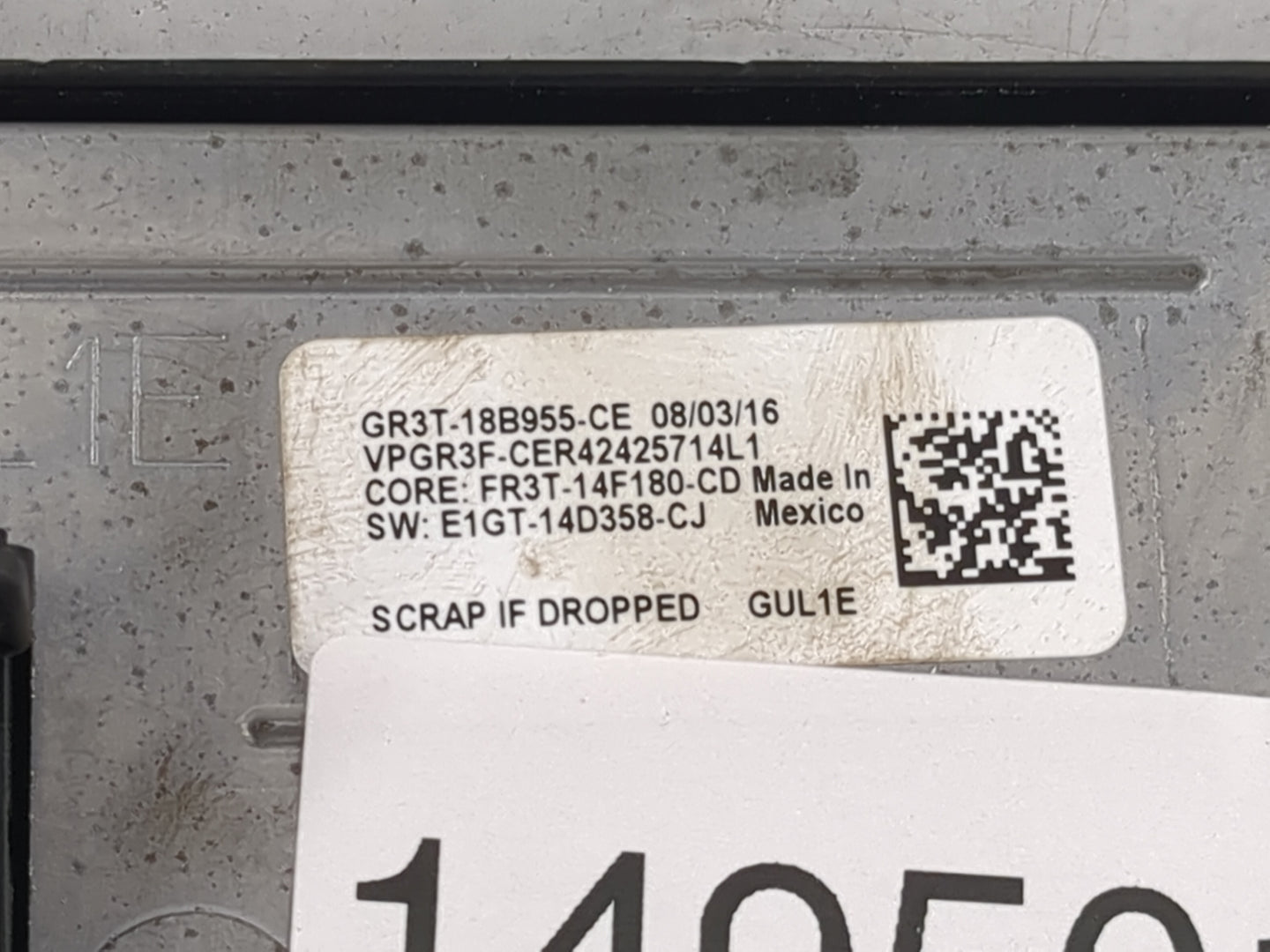 2015-2015 Ford Mustang Information Display Screen - Oemusedautoparts1.com