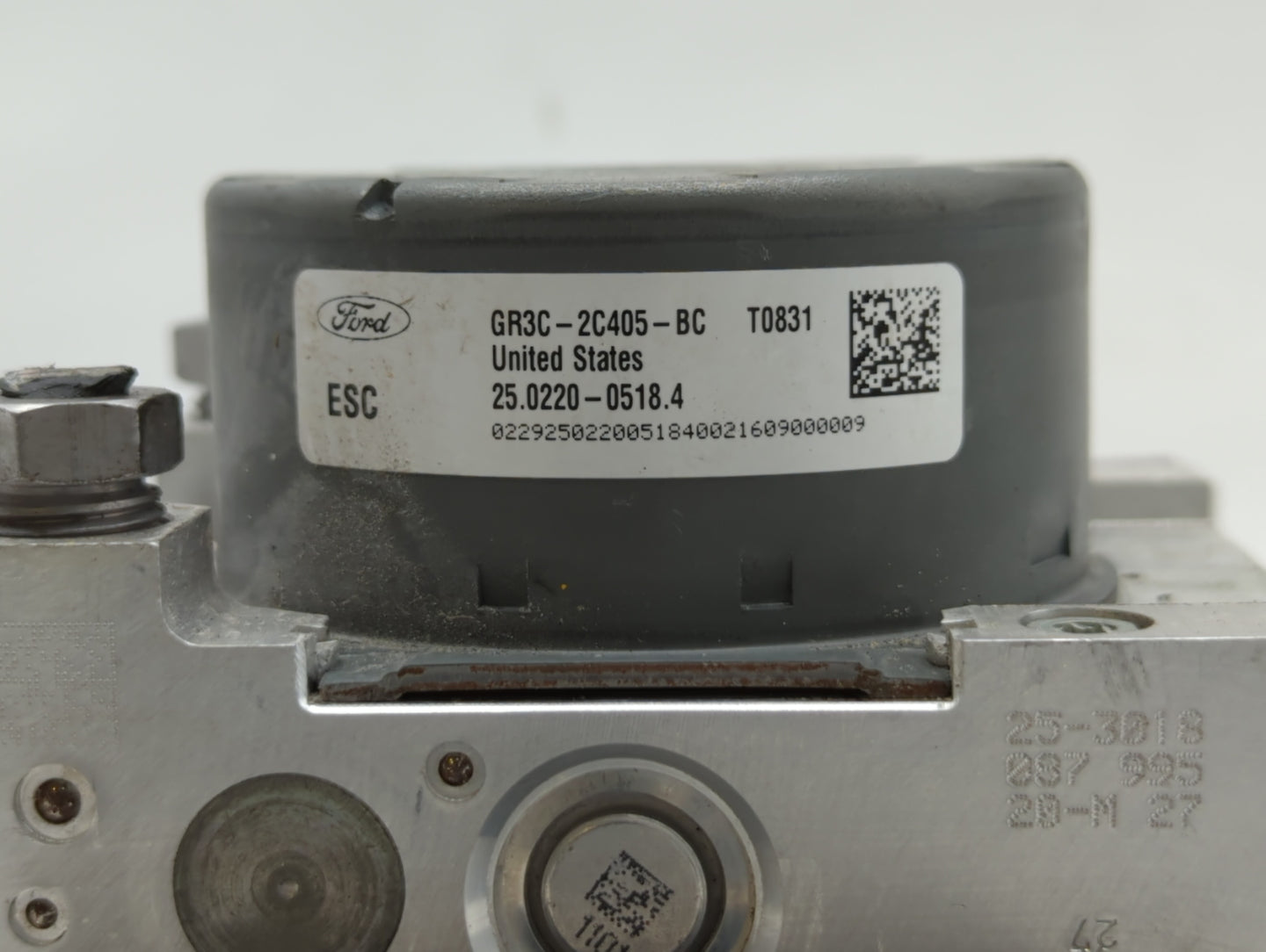 2015-2018 Ford Mustang ABS Pump Control Module Replacement P/N:GR3C-2C219-BD GR3C-2C405-BB Fits Fits 2015 2016 2017 2018 OEM