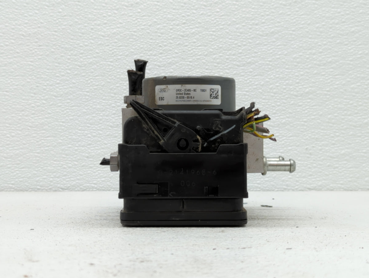 2015-2020 Ford Mustang Anti-Lock Brake ABS Pump Module Actuator OEM P/N:GR3C-2C405-BD FR3C-2C405-BE Fits OEM Used Auto Parts