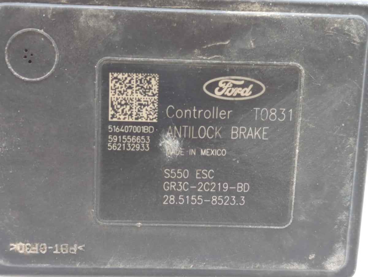 2015-2020 Ford Mustang Anti-Lock Brake ABS Pump Module Actuator OEM P/N:GR3C-2C405-BD FR3C-2C405-BE Fits OEM Used Auto Parts
