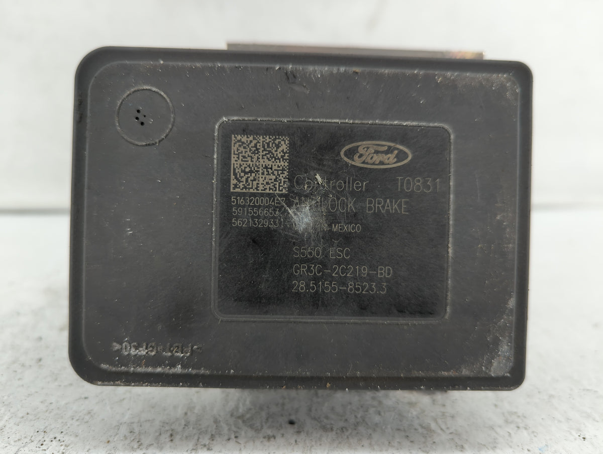 2015-2020 Ford Mustang Anti-Lock Brake ABS Pump Module Actuator OEM P/N:GR3C-2C405-BD FR3C-2C405-BE Fits OEM Used Auto Parts