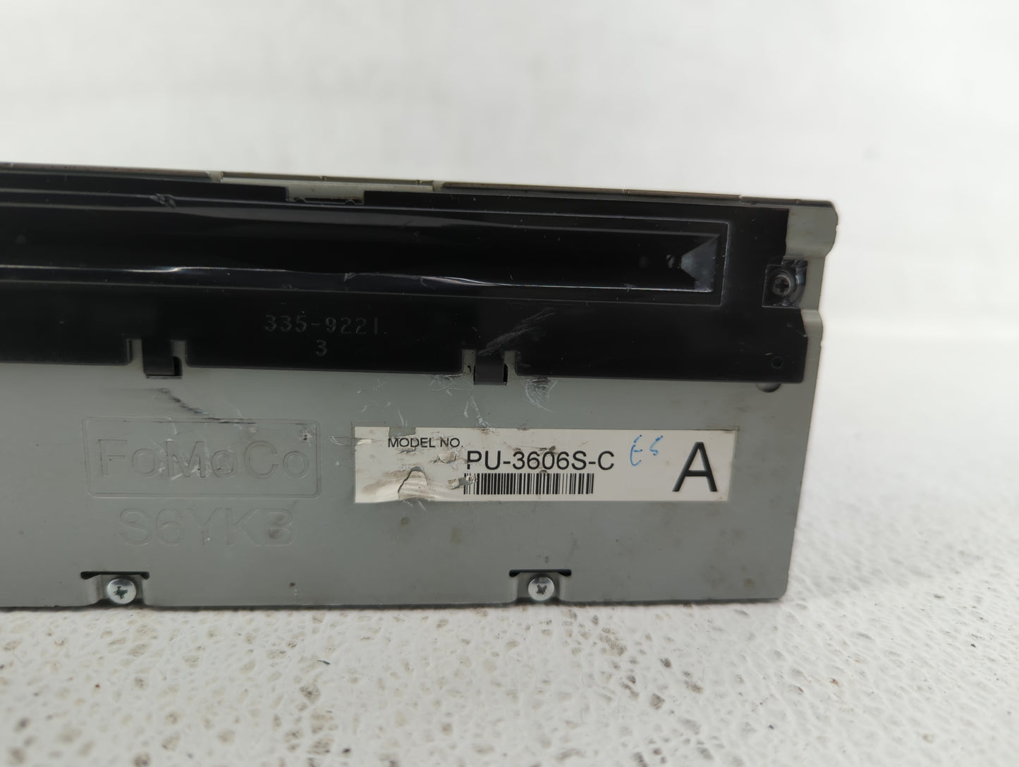 2016 Ford Mustang Radio AM FM Cd Player Receiver Replacement P/N:GR3T-19C107-AA Fits OEM Used Auto Parts - Oemusedautoparts1
