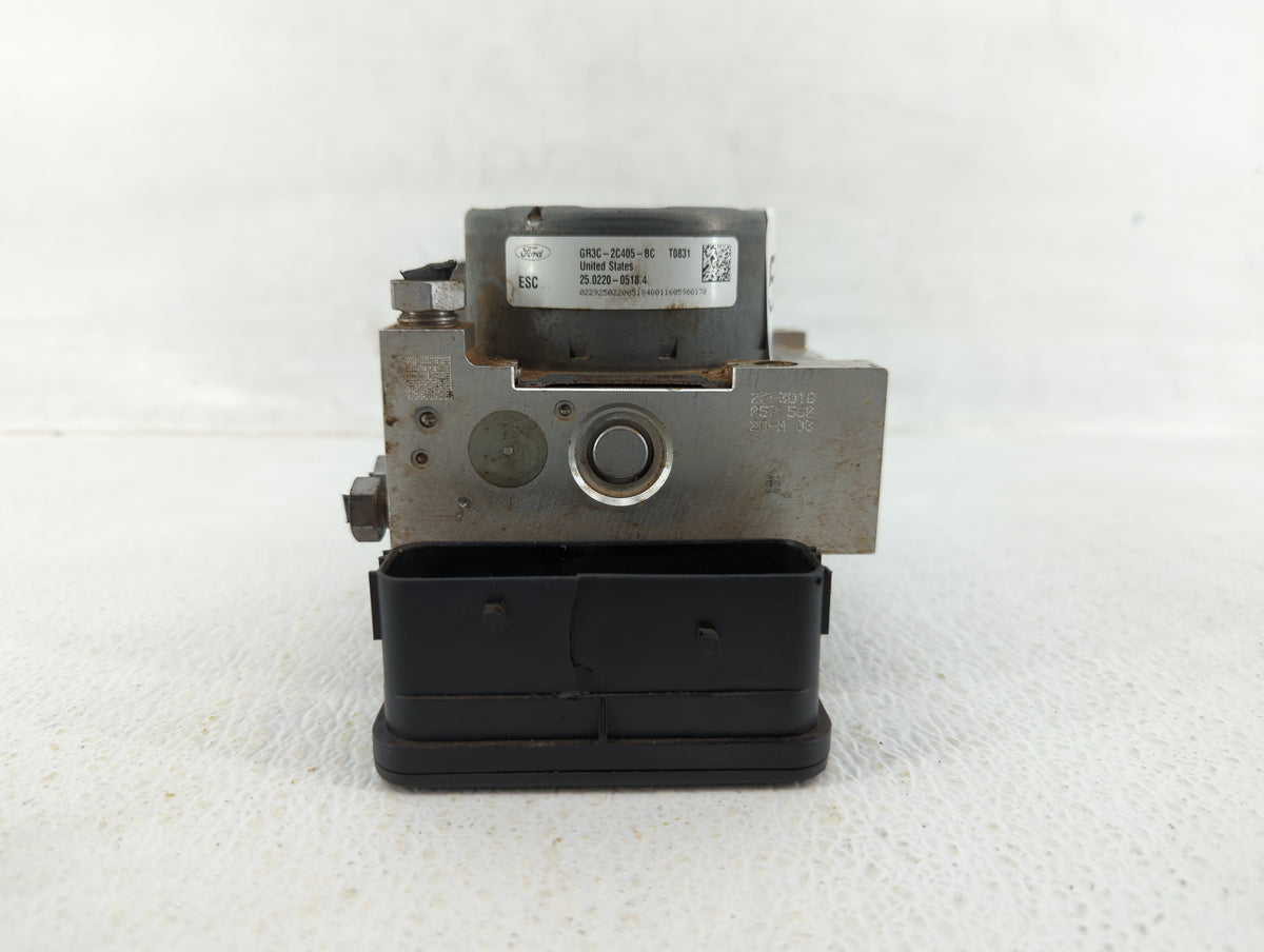 2015-2020 Ford Mustang Anti-Lock Brake ABS Pump Module Actuator OEM P/N:GR3C-2C405-BB GR3C-2C405-BD Fits OEM Used Auto Parts