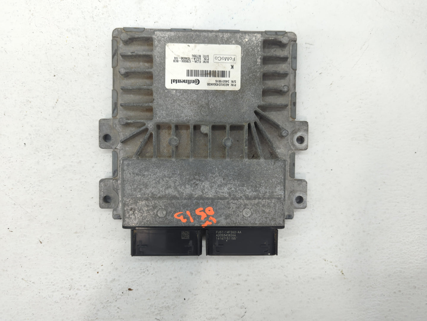 2015-2016 Ford Mustang PCM Engine Control Computer ECU ECM PCU OEM P/N:FL3A-12B684-BEB GB5A-12A650-BZA Fits OEM Used Auto Pa