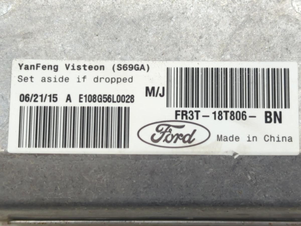 2015-2016 Ford Mustang Am Fm Cd Player Radio Receiver 521839 - Oemusedautoparts1.com